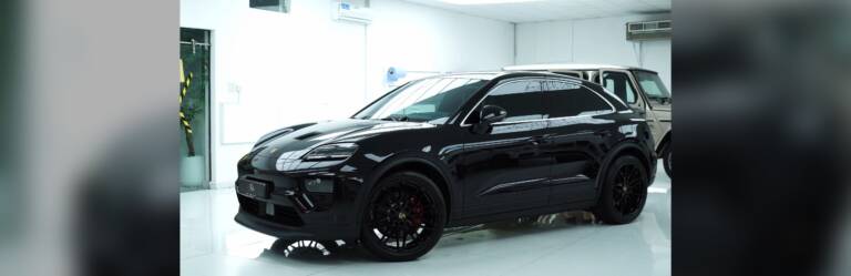 2025 Porsche Macan EV Precut PPF and Tint in Dubai