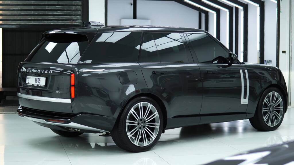 Range Rover Autobiography rear three quarter after full PPF
