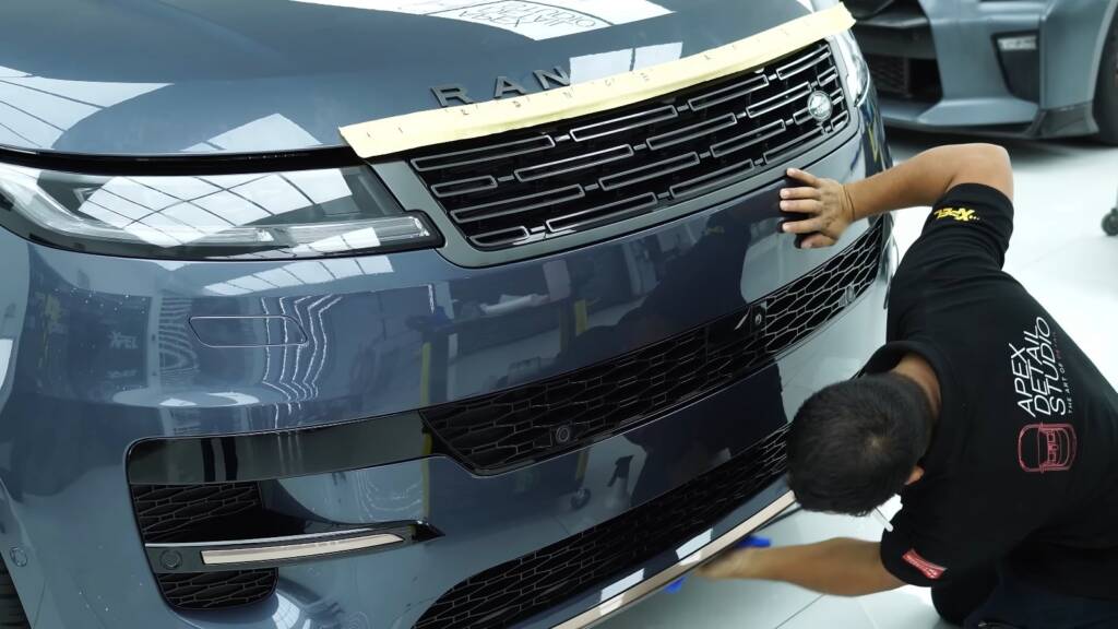 Fitting PPF to a 2025 Range Rover Sport front bumper