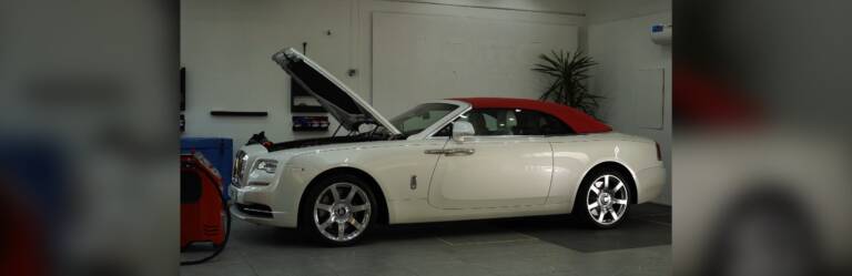 Rolls-Royce Dawn Dry Ice Cleaning in Dubai