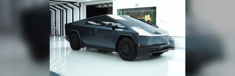 Tesla Cybertruck Window Tinting in Dubai