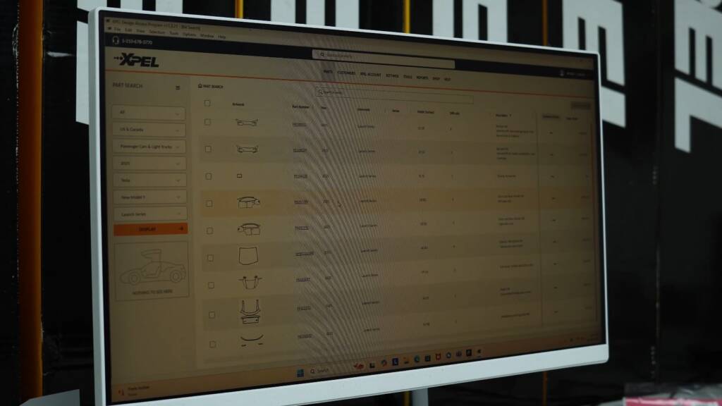 PPF pattern software for a Tesla Model Y Juniper