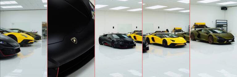 Lamborghini Detailing in Dubai: Aventador SV, Huracan and Revuelto in One Studio