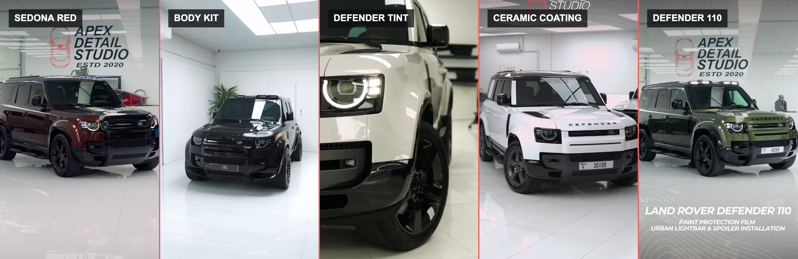Why Choose Apex Detail Studio for Land Rover Defender PPF in Dubai