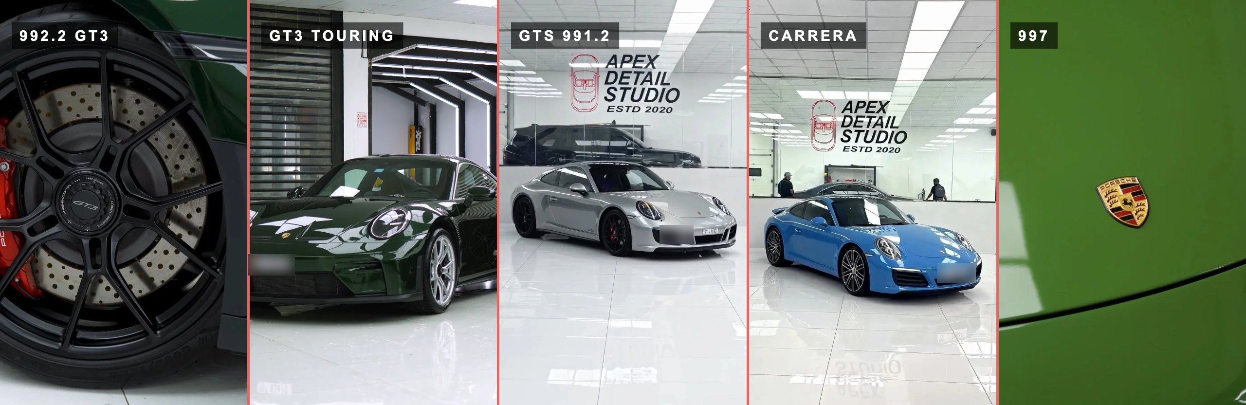 Why Choose Apex Detail Studio for Porsche 911 PPF in Dubai