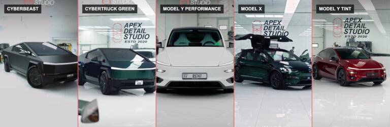 Why Choose Apex Detail Studio for Tesla PPF in Dubai